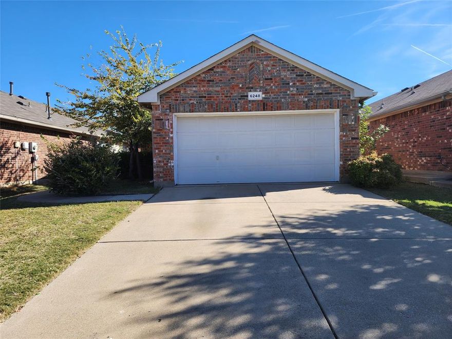 Welcome to this charming 3 bedroom, 2 bathroom home situated in the desirable Alexandra Meadow subdivision of North Fort Worth. Offering 1,364 square feet, this home features an inviting open floor plan ideal for both everyday living and entertaining. The spacious living room flows seamlessly into the off-kitchen dining area and a large, functional kitchen with plenty of cabinet and counter space.

The private primary suite includes a generous walk-in closet and an attached bathroom for added comfort. Two additional bedrooms provide flexibility for family, guests, or a home office.

Enjoy outdoor living in the fenced-in backyard complete with a covered patio — perfect for relaxing evenings or weekend gatherings. Conveniently located near shopping, dining, and major highways, this home offers both comfort and accessibility.

Pets: Up to 2 small pets allowed with $250 deposit per pet and $25mo pet rent