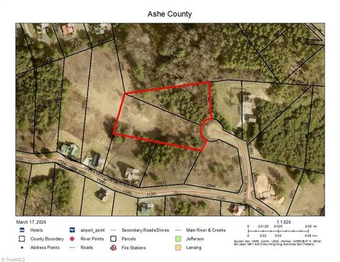 Vacant Land For Sale - LOTS 59 & 60 Green Ridge Drive<br/> Todd, NC 28684