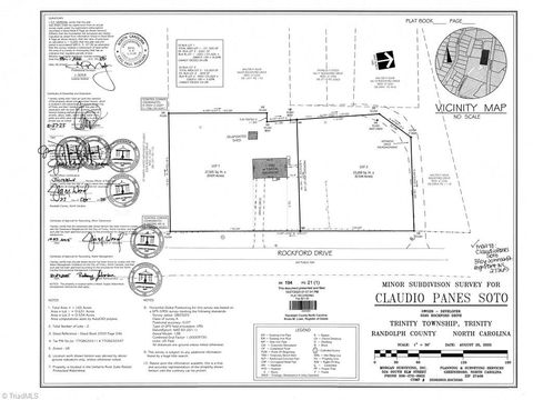 Vacant Land For Sale - Rockford Drive<br/> Randolph County, Trinity, NC 27370
