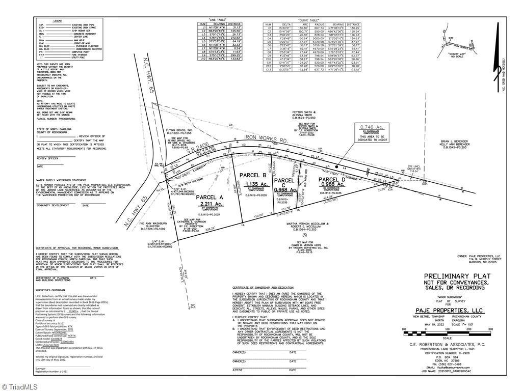 Lot A Iron Works Road, Reidsville, North Carolina image 2