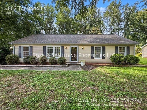 Homes For Rent - 4002 Talmaga Lane<br/> Guilford County, Greensboro, NC 27410