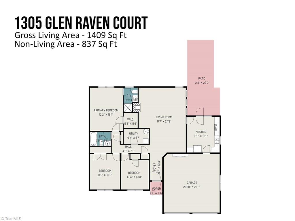 1305 Glen Raven Court, Greensboro, North Carolina image 19