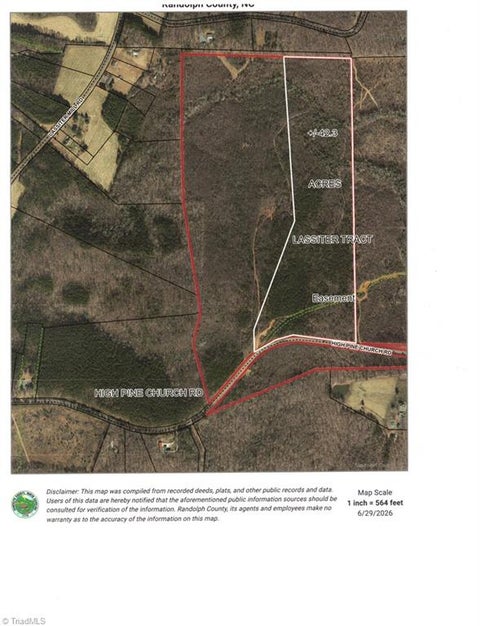 Vacant Land For Sale - 7250 High Pine Church Road<br/> Randolph County, Asheboro, NC 27205