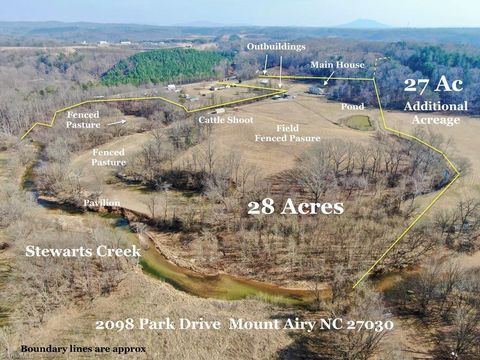Homes For Sale - 2098 Park Drive<br/> Surry County, Mount Airy, NC 27030