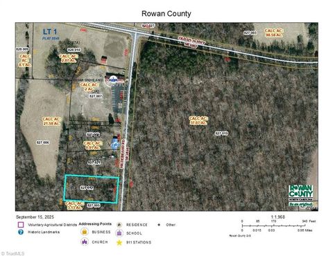 Vacant Land For Sale - 2300 Hildebrand Road<br/> Salisbury, NC 28147