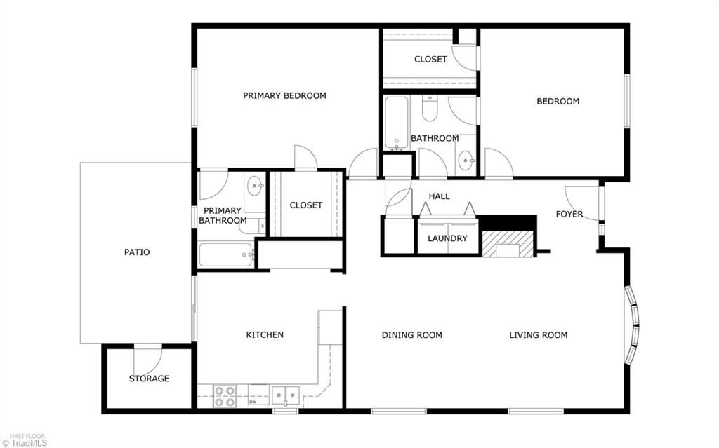 Photo of 4421 Lake Walk Drive, Greensboro, NC 27410 (MLS # 1204675)