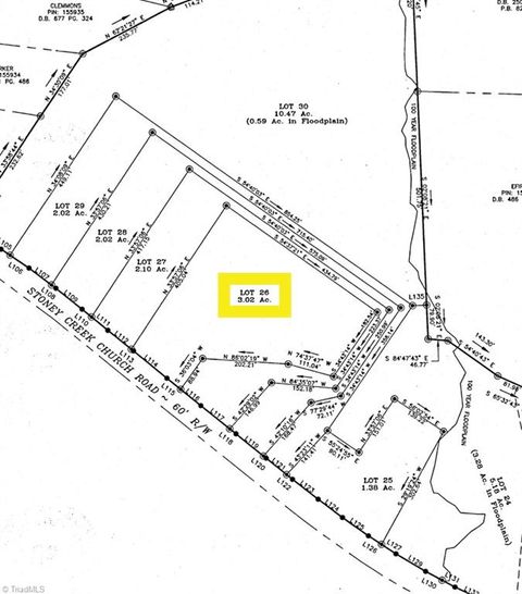 Vacant Land For Sale - 2889 Stoney Creek Church Road<br/> Burlington, NC 27217