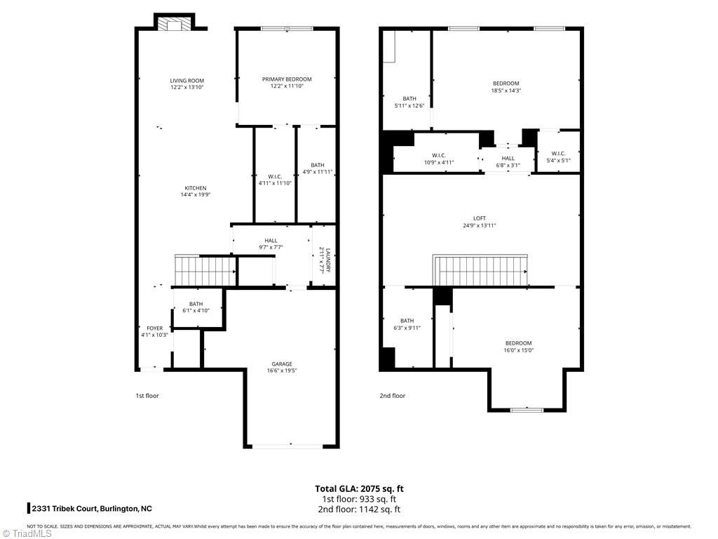 Photo of 2331 Tribek Court, Burlington, NC 27215 (MLS # 1206054)