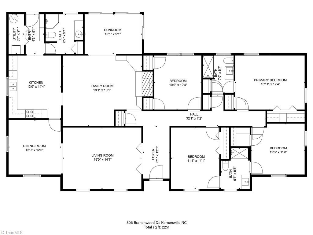 806 Branchwood Drive, Kernersville, North Carolina image 40