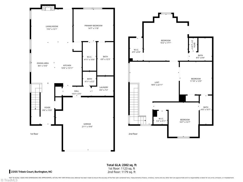 Photo of 2355 Tribek Court, Burlington, NC 27215 (MLS # 1206215)