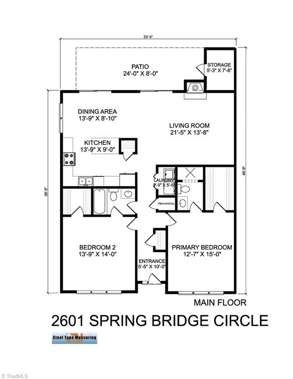 2601 Spring Bridge Circle, Greensboro, North Carolina image 37