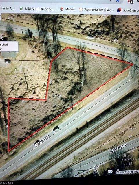 Vacant Land For Sale - 00 Madison Street<br/> Rockingham County, Reidsville, NC 27320