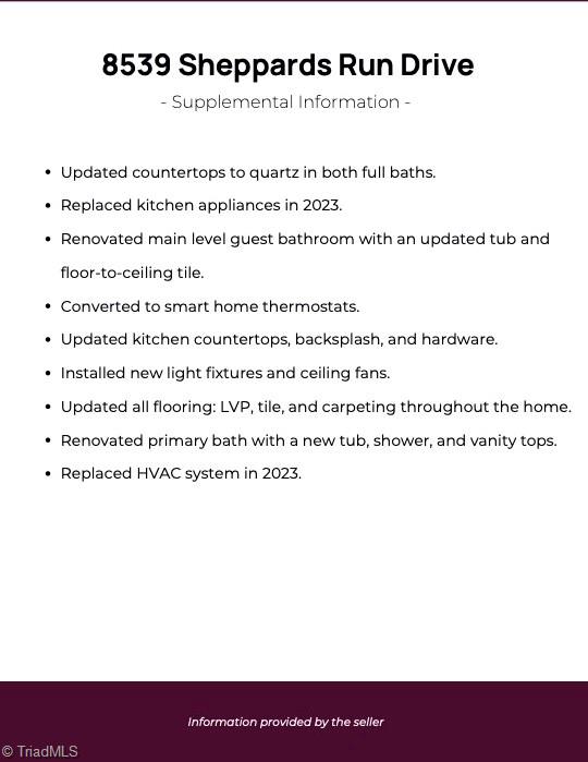 Kernersville, North Carolina 27284, United States, 3 Bedrooms Bedrooms, ,4 BathroomsBathrooms,Residential,Active,196202