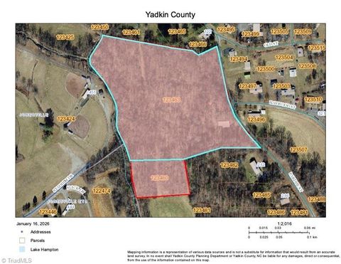 Vacant Land For Sale - TBD Pardue Street<br/> Yadkin County, Jonesville, NC 28642