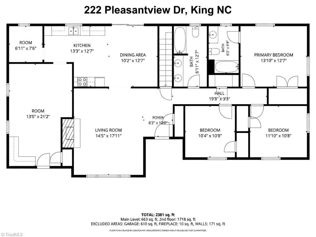Photo of 222 Pleasantview Drive, King, NC 27021 (MLS # 1224352)