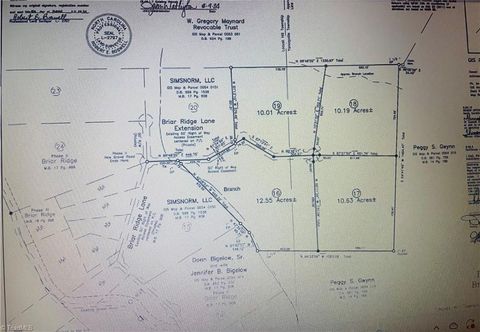 Vacant Land For Sale - 461 Briar Ridge Lane Extension<br/> Yanceyville, NC 27379