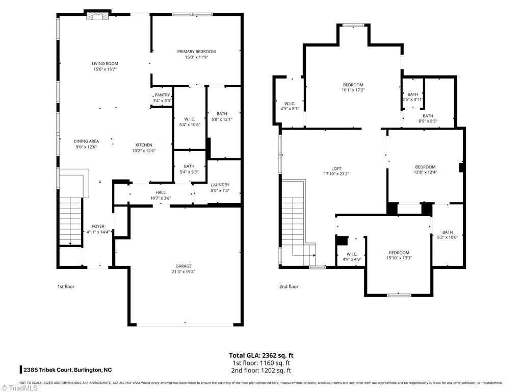 Photo of 2385 Tribek Court, Burlington, NC 27215 (MLS # 1206222)