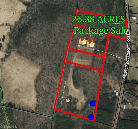 Vacant Land For Sale - 5500 Pisgah Covered Bridge Road<br/> Randolph County, Asheboro, NC 27205
