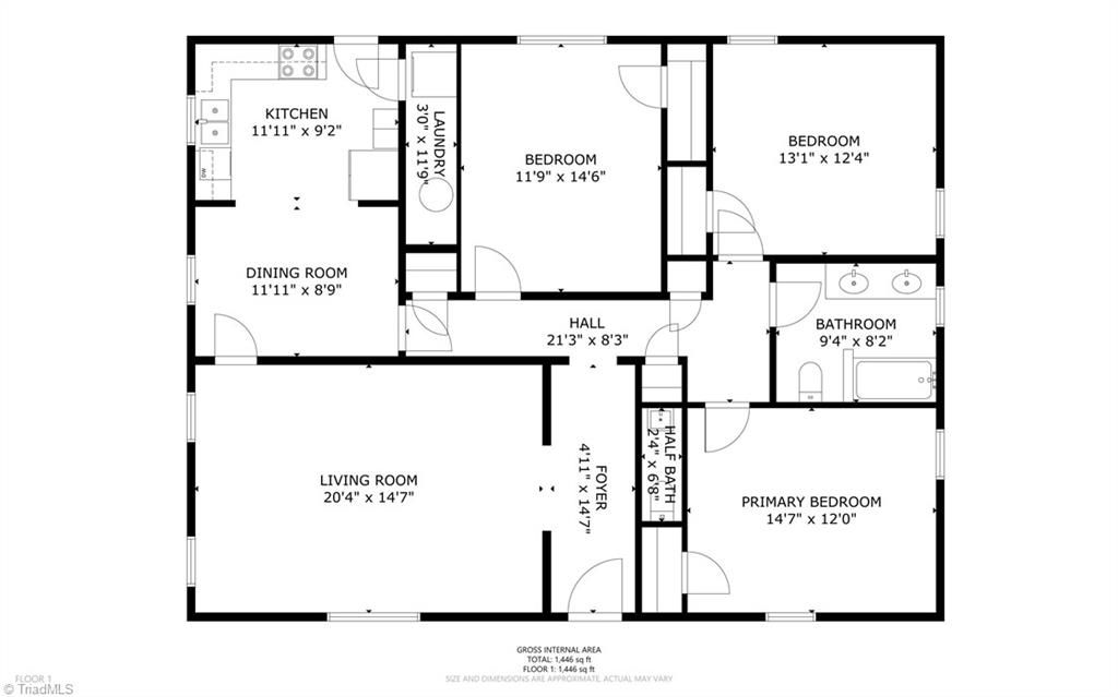 Photo of 805 Claymore Court, Reidsville, NC 27320 (MLS # 1214155)
