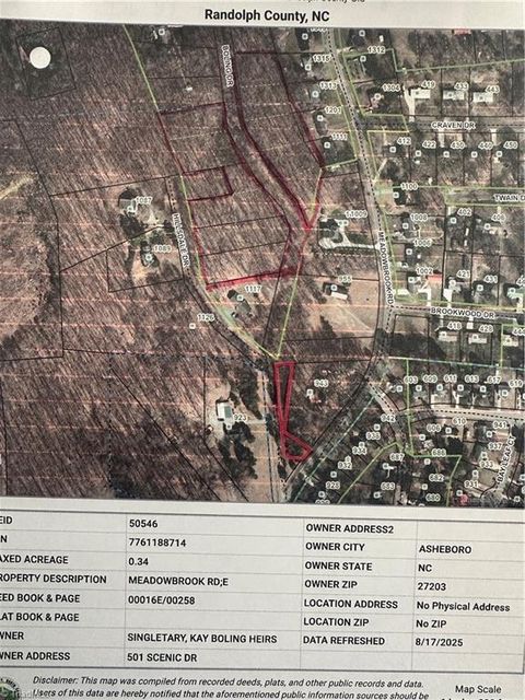 Vacant Land For Sale - 00 Hillsdale Drive<br/> Randolph County, Asheboro, NC 27203