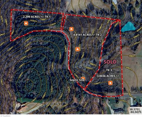 Vacant Land For Sale - 00 Whitaker Chapel Road #2<br/> Pilot Mountain, NC 27041