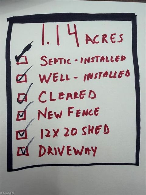 Vacant Land For Sale - 1028 Raccoon Run Lane<br/> Yadkin County, Jonesville, NC 28642