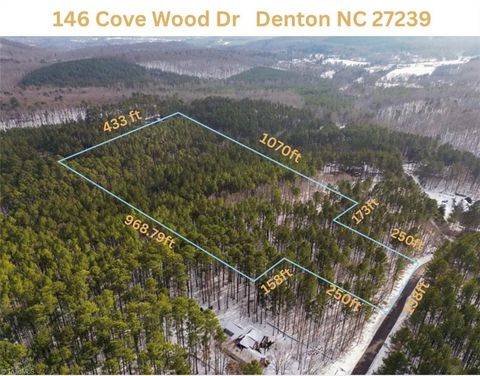 Vacant Land For Sale - 146 Cove Wood Drive<br/> Denton, NC 27239