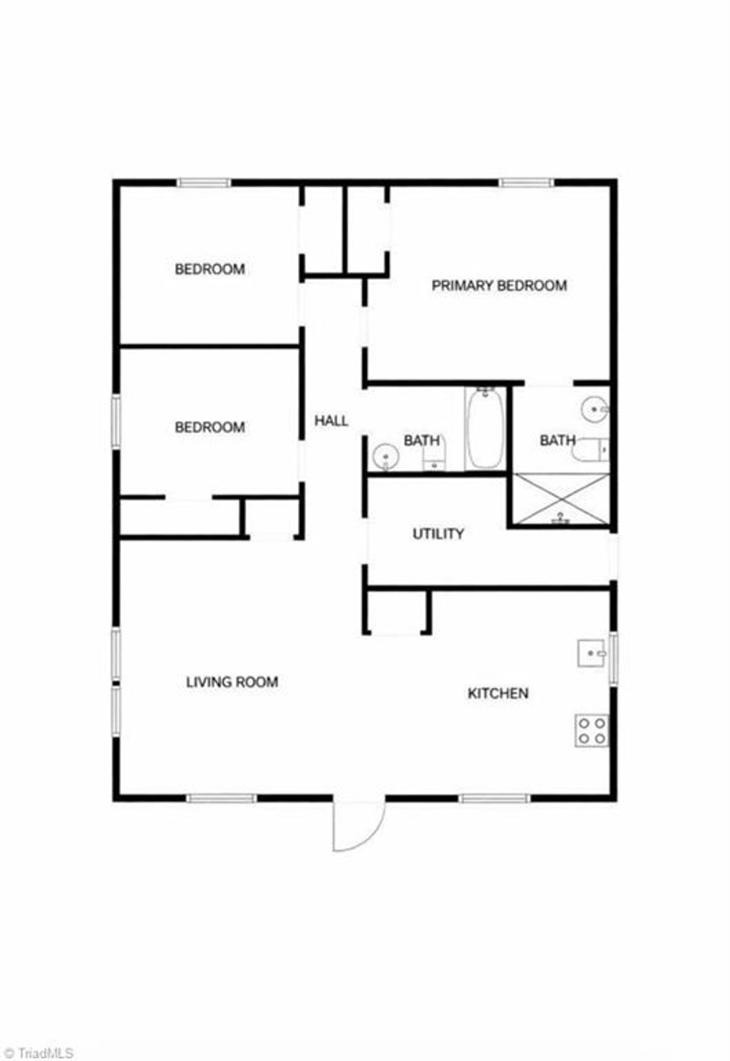 Photo of 3634 Bates Drive, Winston-Salem, NC 27105 (MLS # 1212687)