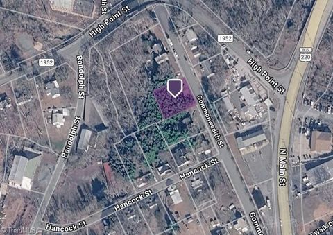 Vacant Land For Sale - Commonwealth Street<br/> Randolph County, Randleman, NC 27317