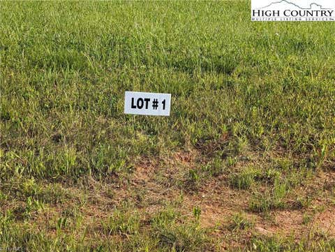 Vacant Land For Sale - LOT 1 River Creek Drive<br/> Sparta, NC 28675