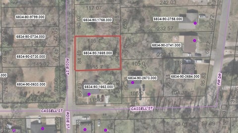 Vacant Land For Sale - 3357 Rosie Street<br/> Winston-Salem, NC 27107