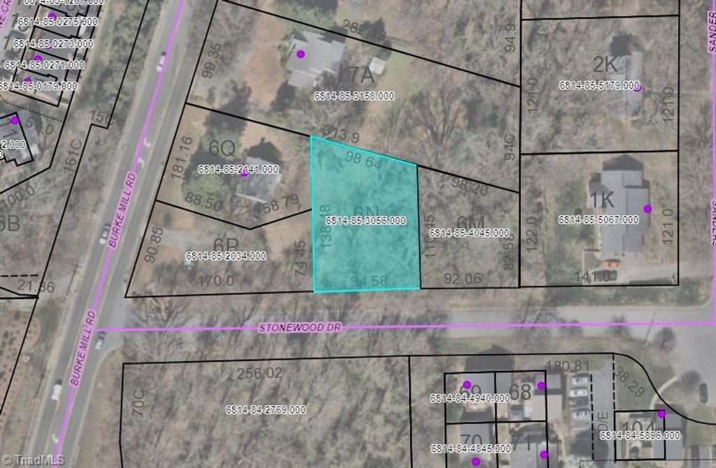 6N Burke Mill Road, Winston Salem, NC 27103, MLS 1146663 Allen Tate