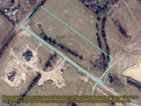 Vacant Land For Sale - 1853 Miles Chapel Road<br/> Mebane, NC 27302