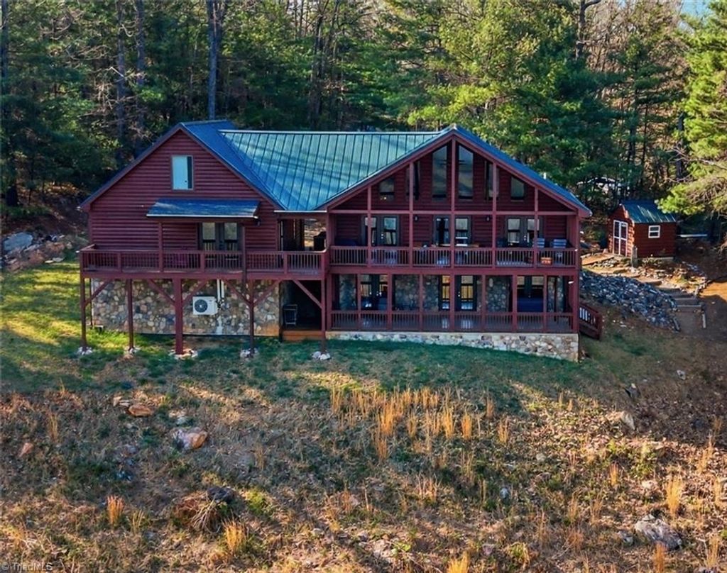 Photo of 196 Eagle Nest Road, Purlear, NC 28665 (MLS # 1215384)