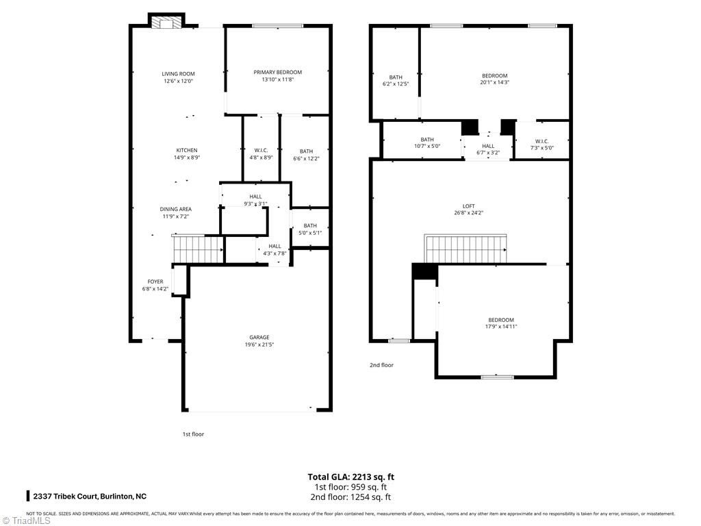 Photo of 2337 Tribek Court, Burlington, NC 27215 (MLS # 1206210)