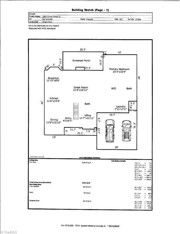 1863 Grove Pines Court, Kernersville, North Carolina image 49