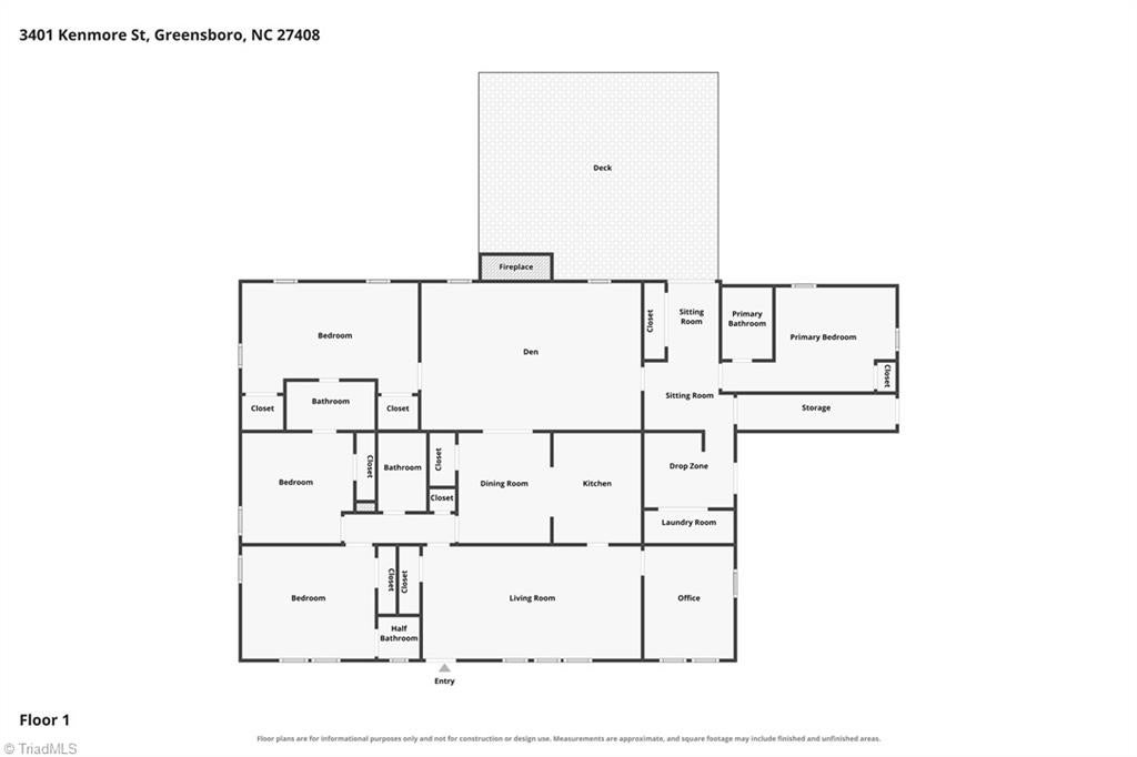 Photo of 3401 Kenmore Street, Greensboro, NC 27408 (MLS # 1235851)