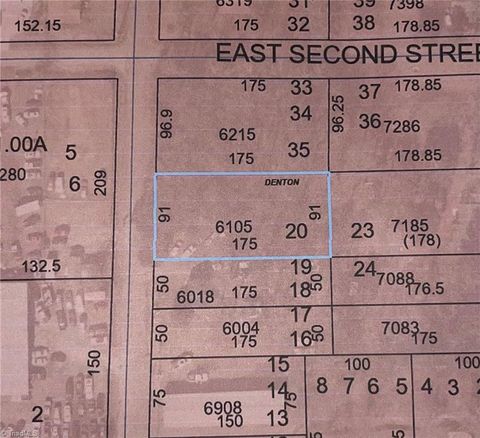 Vacant Land For Sale - 148 Garner Street<br/> Denton, NC 27239