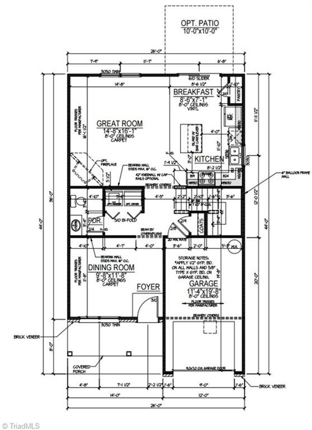 Photo of 460 Sanford Avenue, Mocksville, NC 27028 (MLS # 1218299)