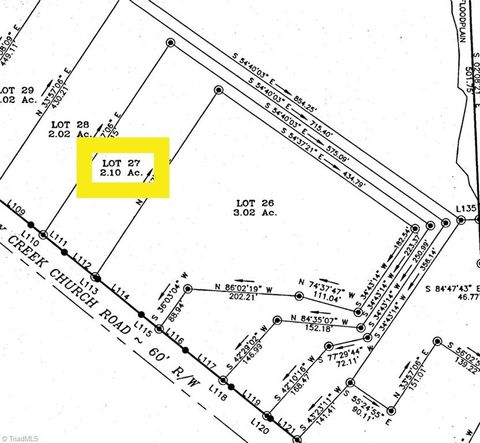 Vacant Land For Sale - 2899 Stoney Creek Church Road<br/> Burlington, NC 27217