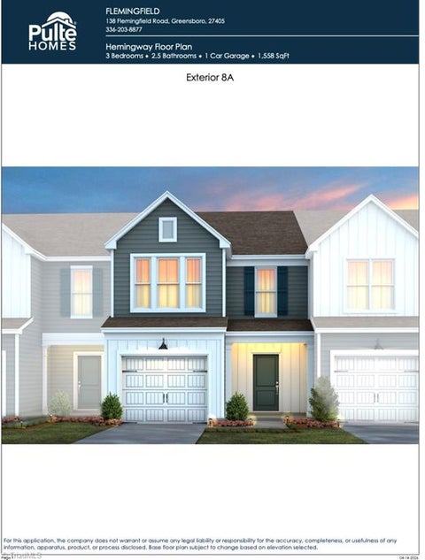 Townhouse For Sale - 1518 Allegheny  River Street<br/> Guilford County, Greensboro, NC 27405