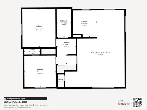 Tiny photo for 6667 Highway 9, FELTON, CA 95018 (MLS # ML82060457)