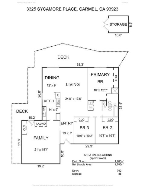 Tiny photo for 3325 Sycamore Place, CARMEL, CA 93923 (MLS # ML82023721)