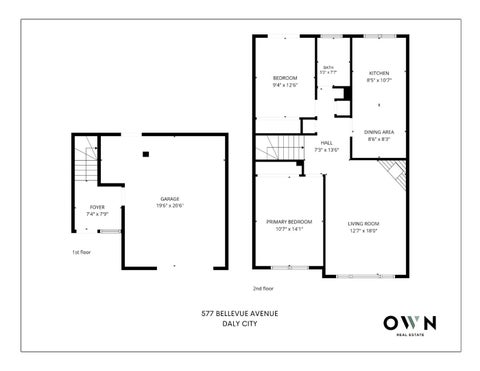 Tiny photo for 577 Bellevue Avenue, DALY CITY, CA 94014 (MLS # ML82053692)