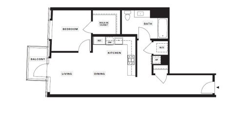 Tiny photo for 188 W Saint James Street #11315, SAN JOSE, CA 95110 (MLS # ML82053697)