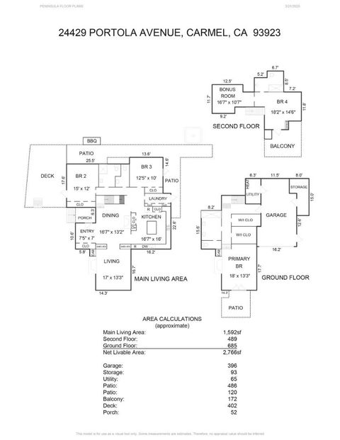 Tiny photo for 24429 Portola Avenue, CARMEL, CA 93923 (MLS # ML82024692)