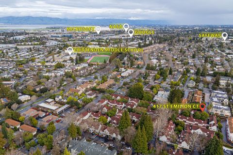 Tiny photo for 417 Saint Emilion Court, Mountain View, CA 94043 (MLS # ML82032467)