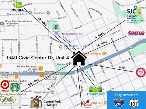 Tiny photo for 1340 Civic Center Drive #4, SANTA CLARA, CA 95050 (MLS # ML82044100)
