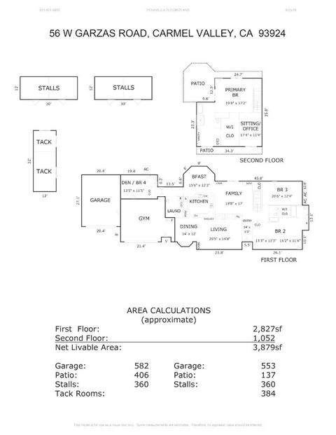 Tiny photo for 56 West Garzas Road, CARMEL VALLEY, CA 93924 (MLS # ML82041127)