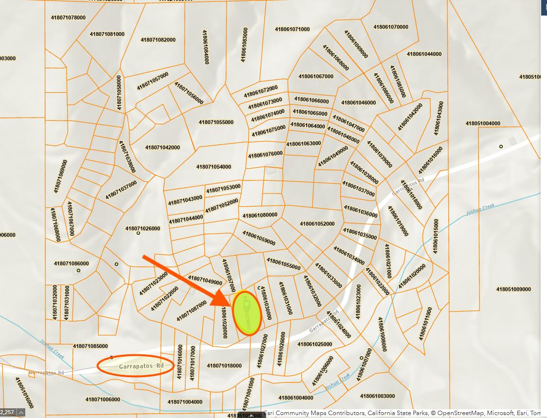Lot 185 Garrapatos Redwoods Trail